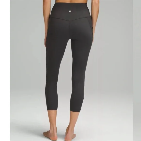 Lululemon Align High-Rise Crop with Pockets 23" 2 Graphite Grey - Picture 2 of 7